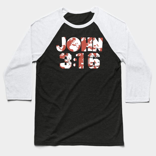 John   world Baseball T-Shirt by mazurprop